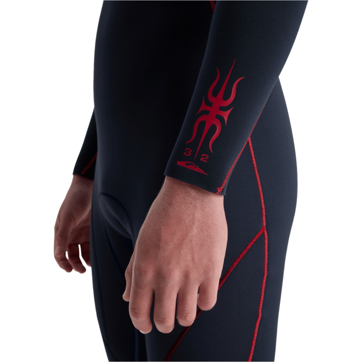 2026 Quiksilver Mens Mercury 3/2mm Chest Zip Wetsuit 25AW213505 - Salsa